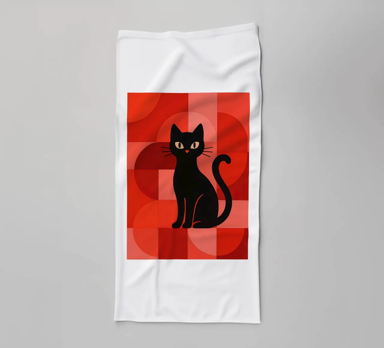 Gatto nero asciugamano da bagno da Kaden