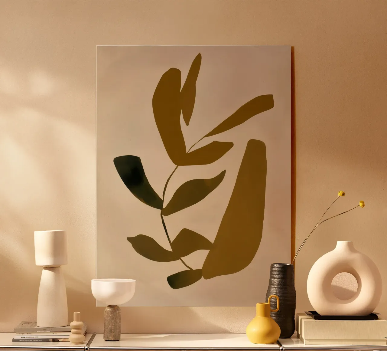 Studio sulla foglia d'oro 2 plexiglass da Seed & Signal