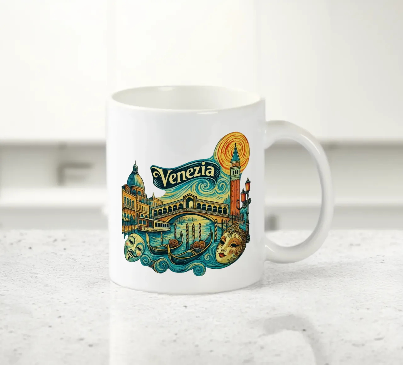 FREE VENICE - VENEDIG tazza in ceramica da Vintage Van Gogh