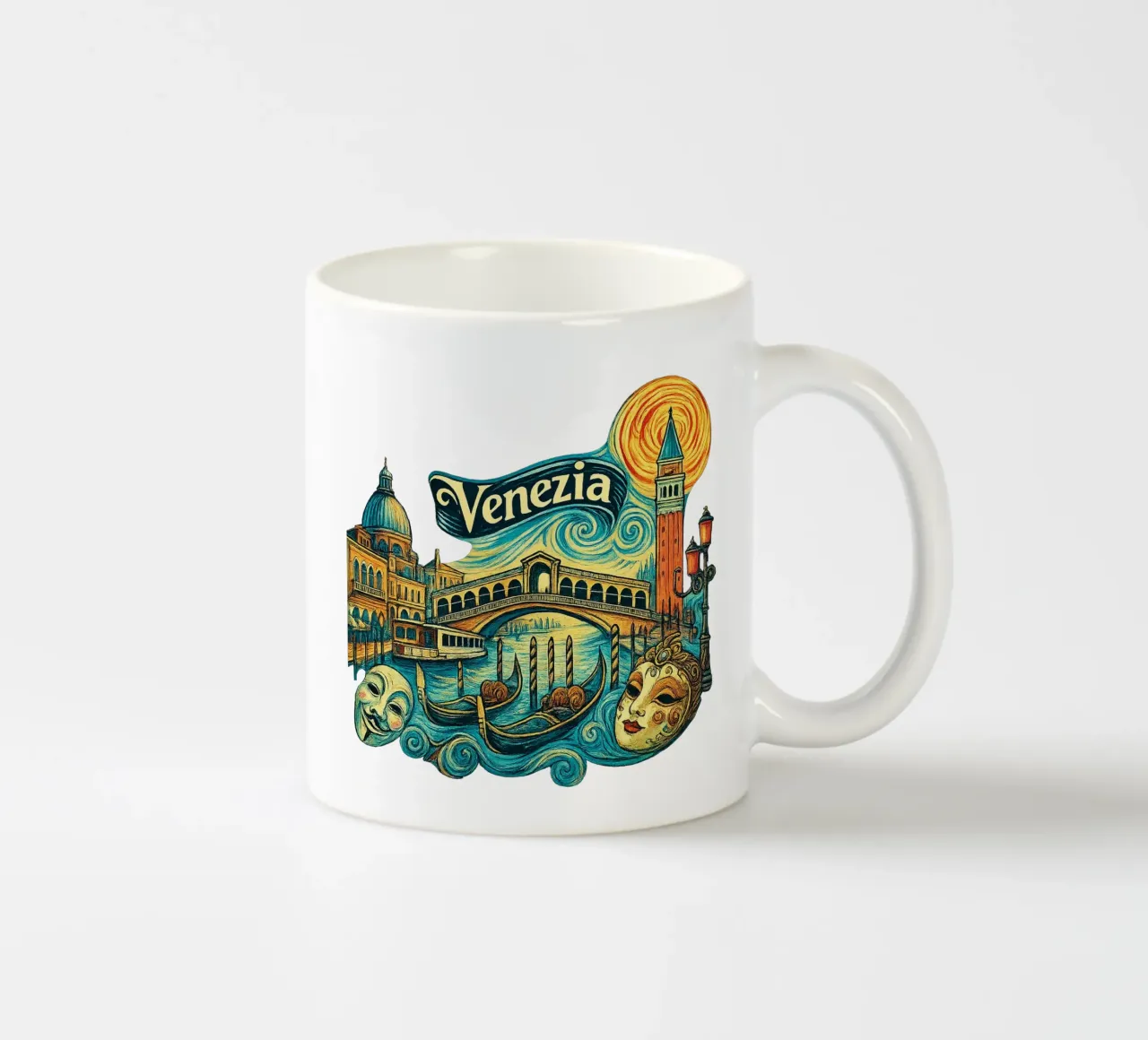 FREE VENICE - VENEDIG tazza in ceramica da Vintage Van Gogh