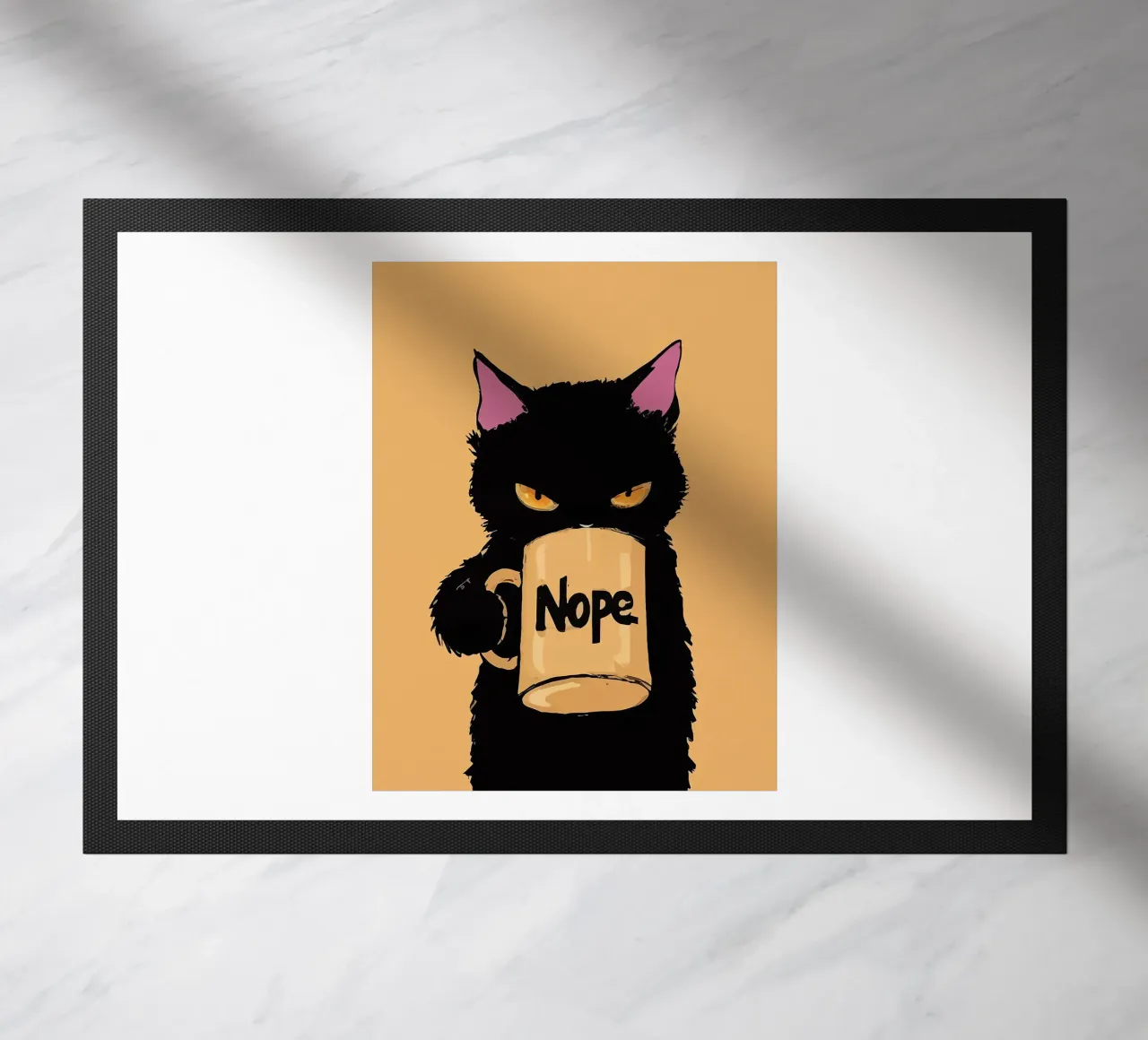 Gatto nero zerbino da Kaden