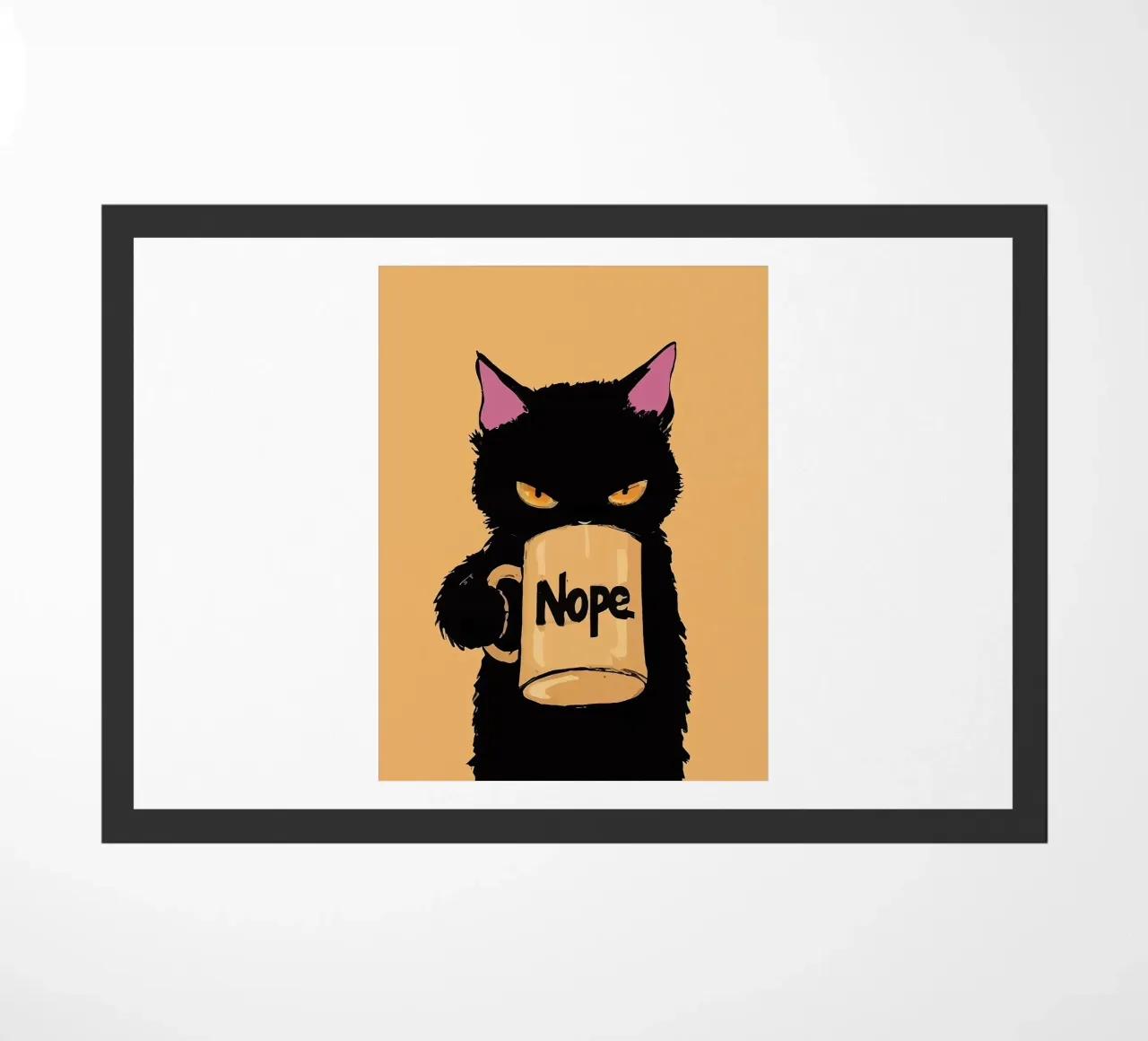 Gatto nero zerbino da Kaden