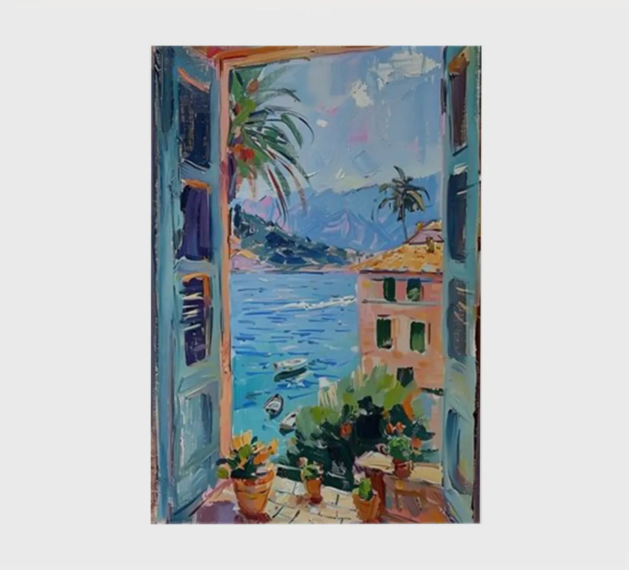 open window see seaside view notebook by briyan shop