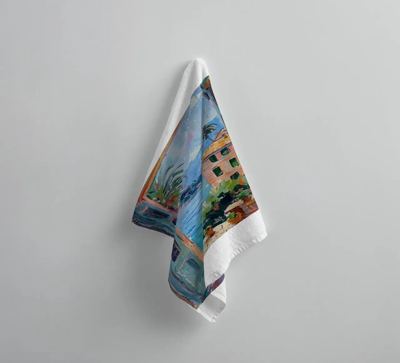 open window see seaside view towel by briyan shop