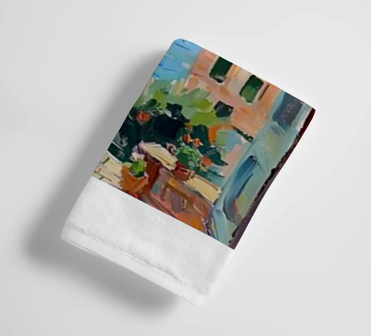 open window see seaside view towel by briyan shop