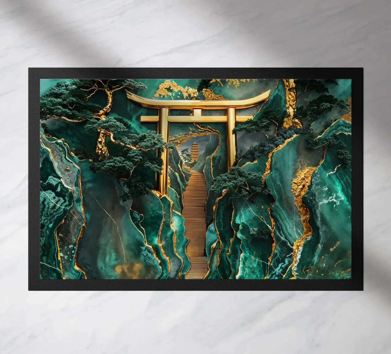 Jade Mountain Torii Path zerbino da Pixaverse