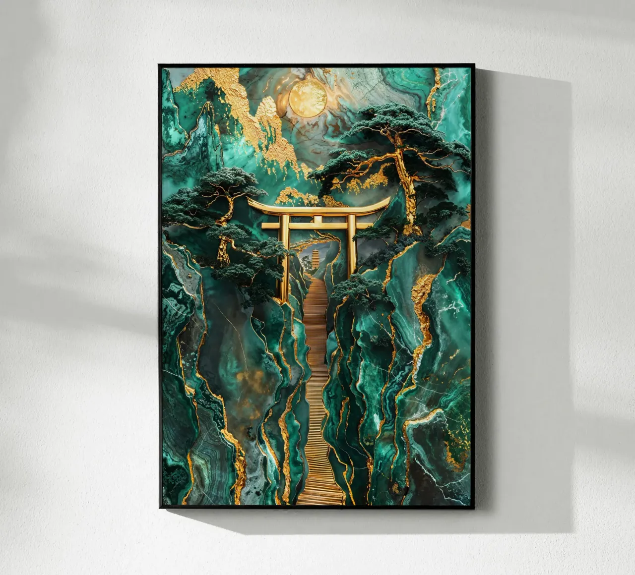 Jade Mountain Torii Path plexiglass da Pixaverse