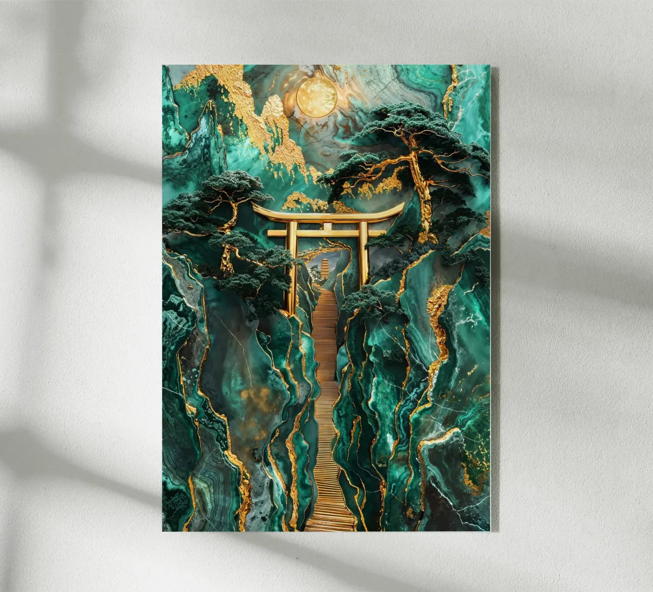 Jade Mountain Torii Path plexiglass da Pixaverse