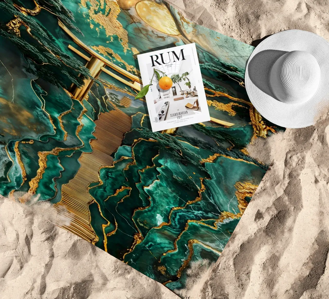 Jade Mountain Torii Path telo mare da Pixaverse