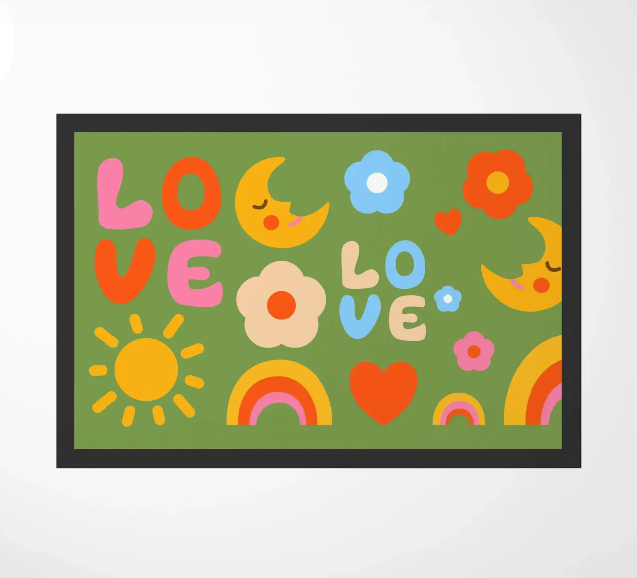 Welcome, Happy Baby! doormat by klossisch