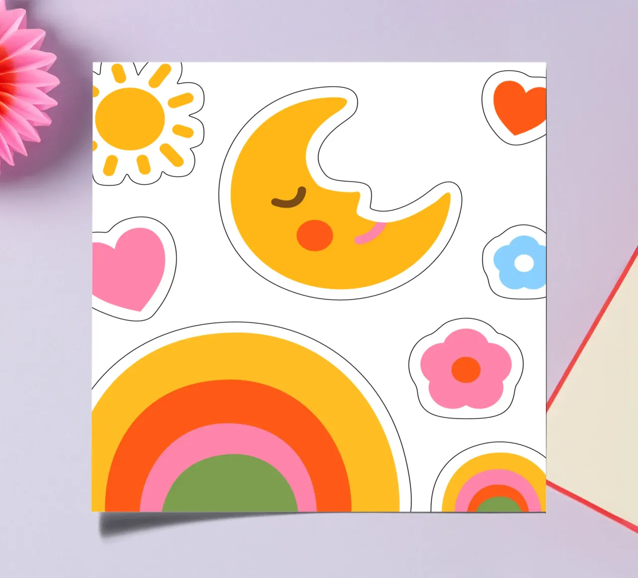 Welcome, Happy Baby! stickervel van klossisch