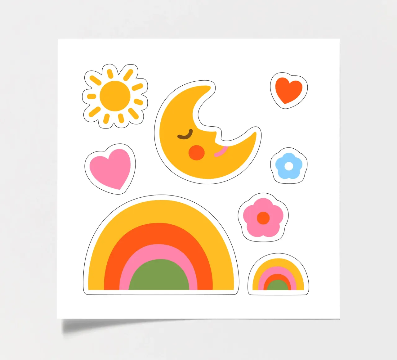 Welcome, Happy Baby! stickervel van klossisch