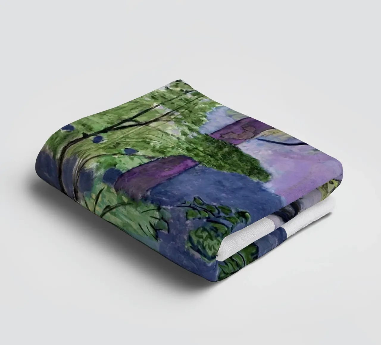trees, leaves, and shrubs towel by briyan shop