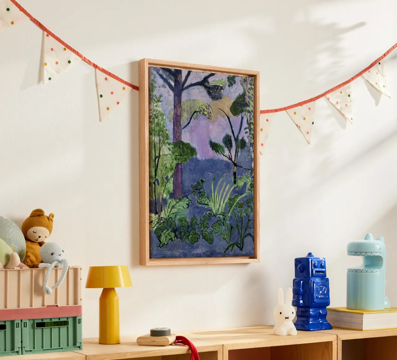 trees, leaves, and shrubs canvas by briyan shop