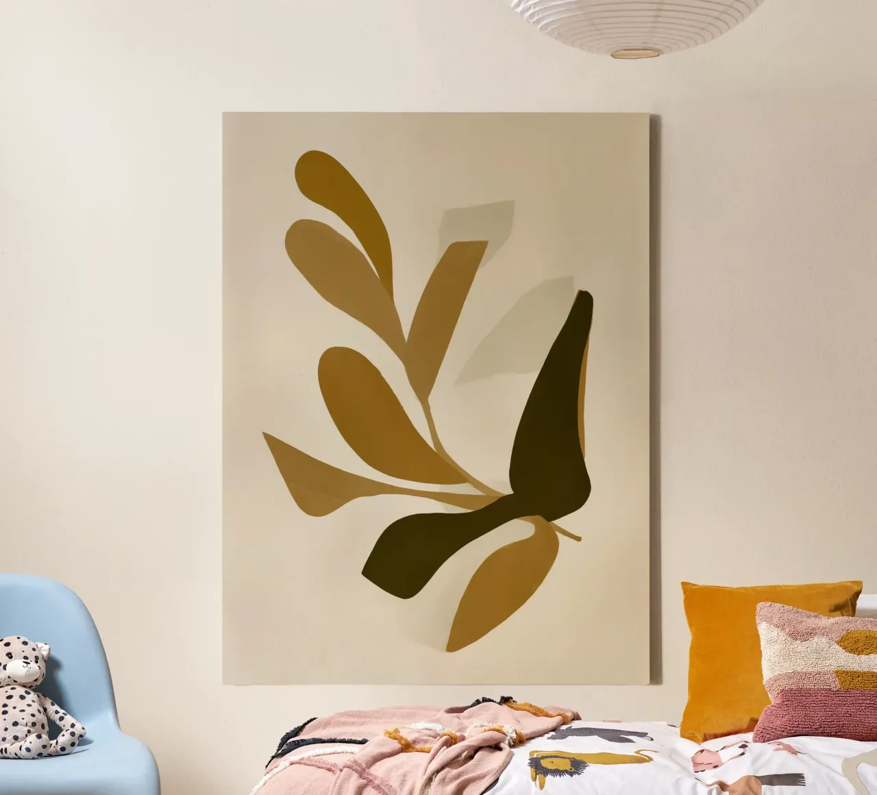 Forme d'oro tela con Cornice a cassetta da Seed & Signal