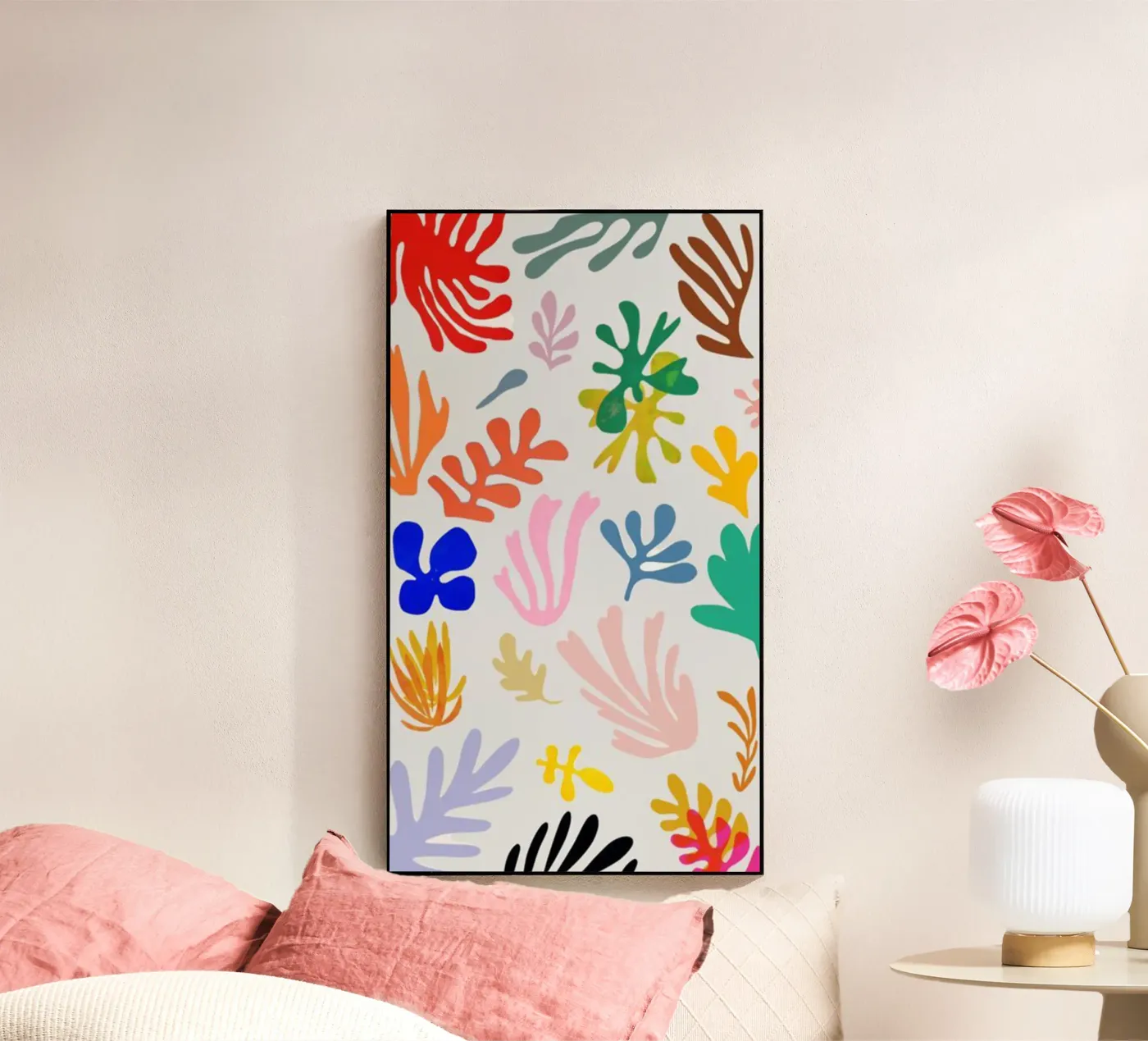 stylized leaves acryl van briyan shop
