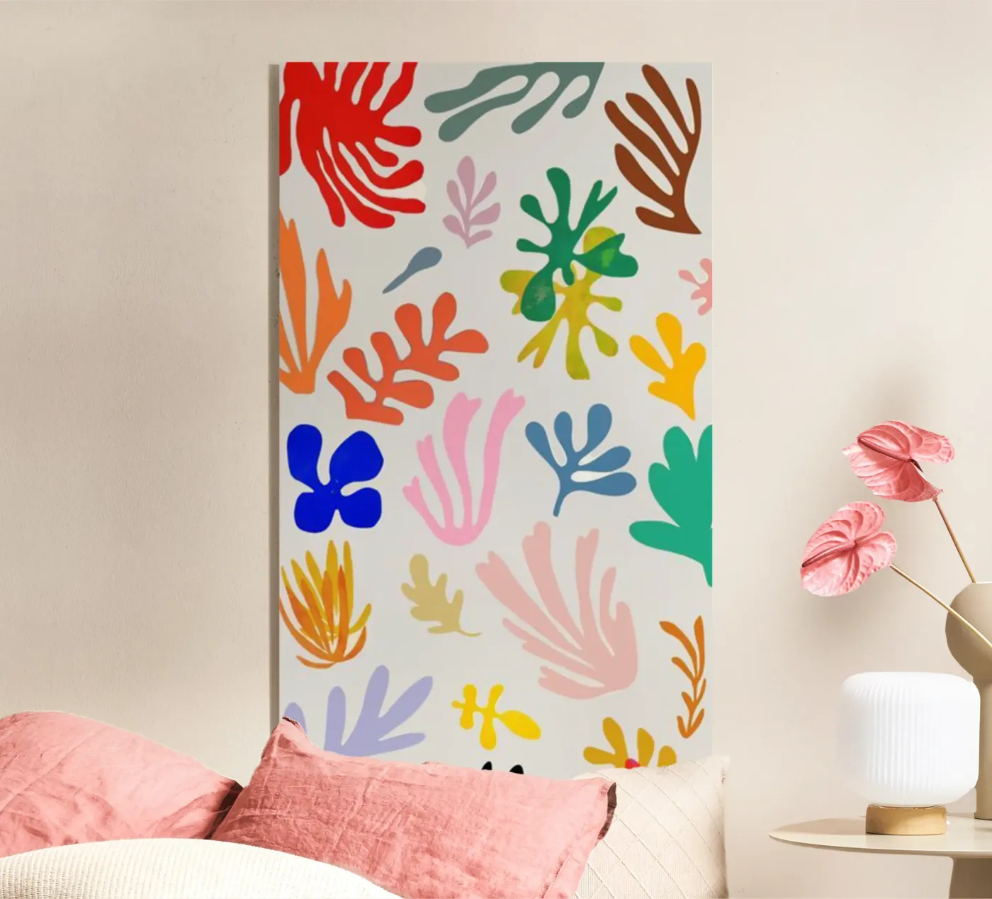 stylized leaves acryl van briyan shop