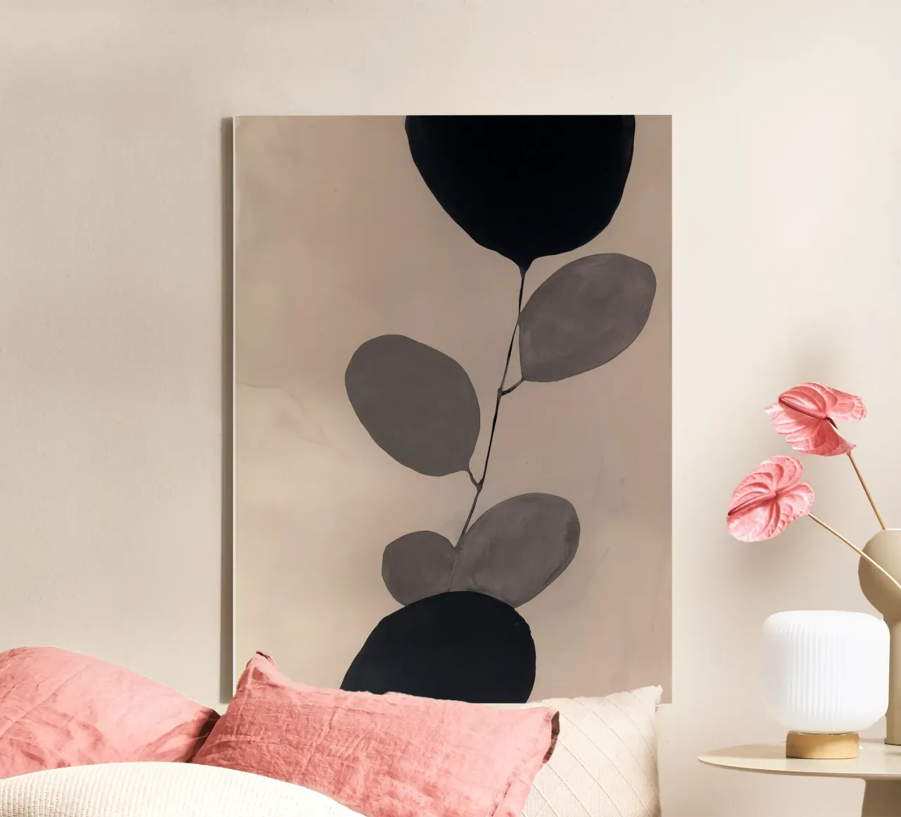 Muted Eclipse canvas by Seed & Signal