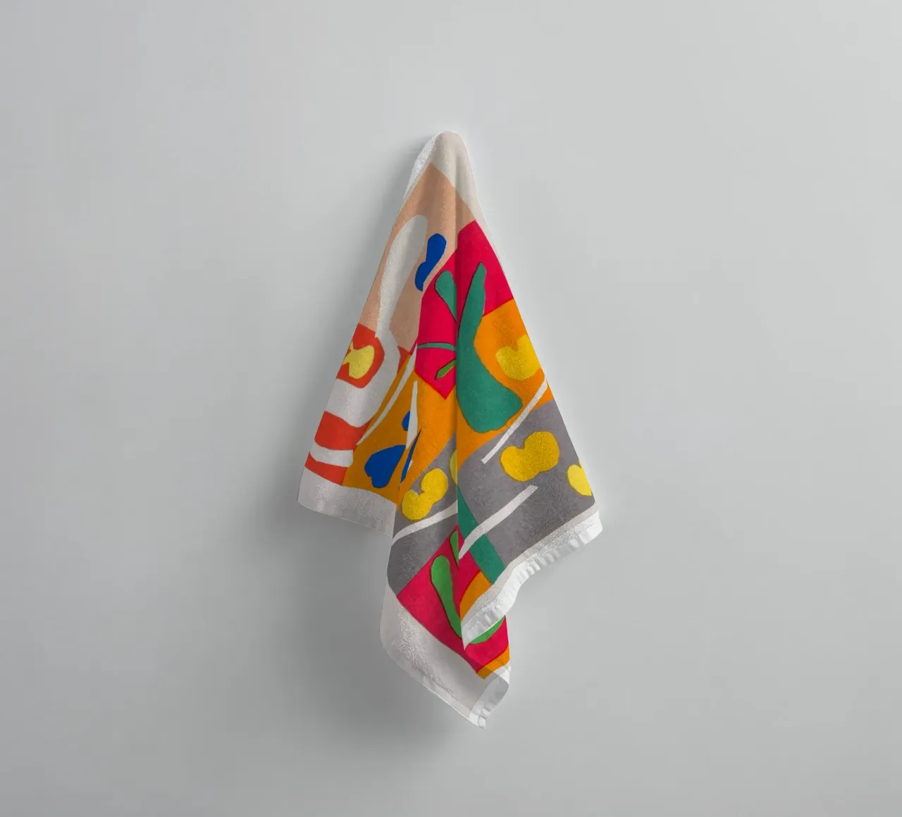 Orangenblattsegmente Handtuch von briyan shop