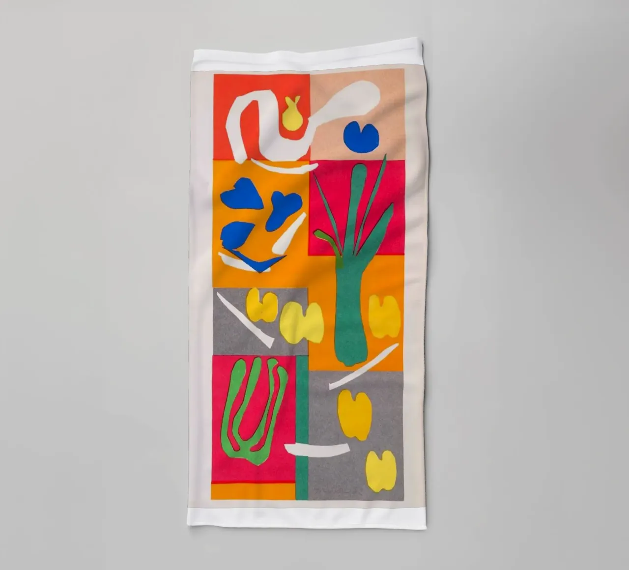 Orangenblattsegmente Handtuch von briyan shop