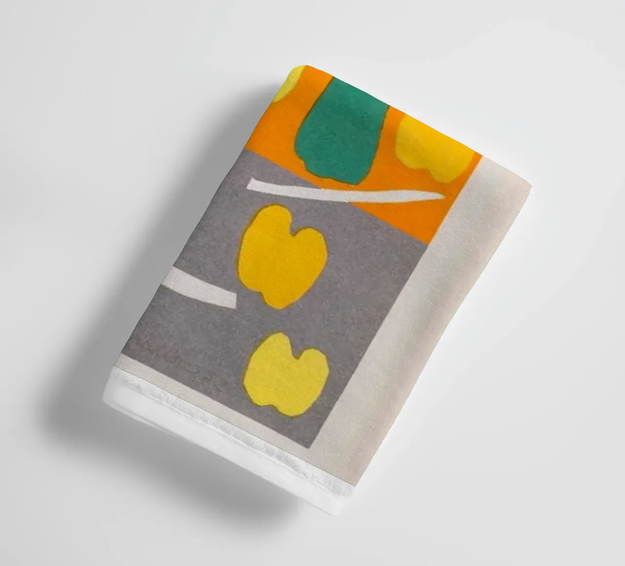 Orangenblattsegmente Handtuch von briyan shop