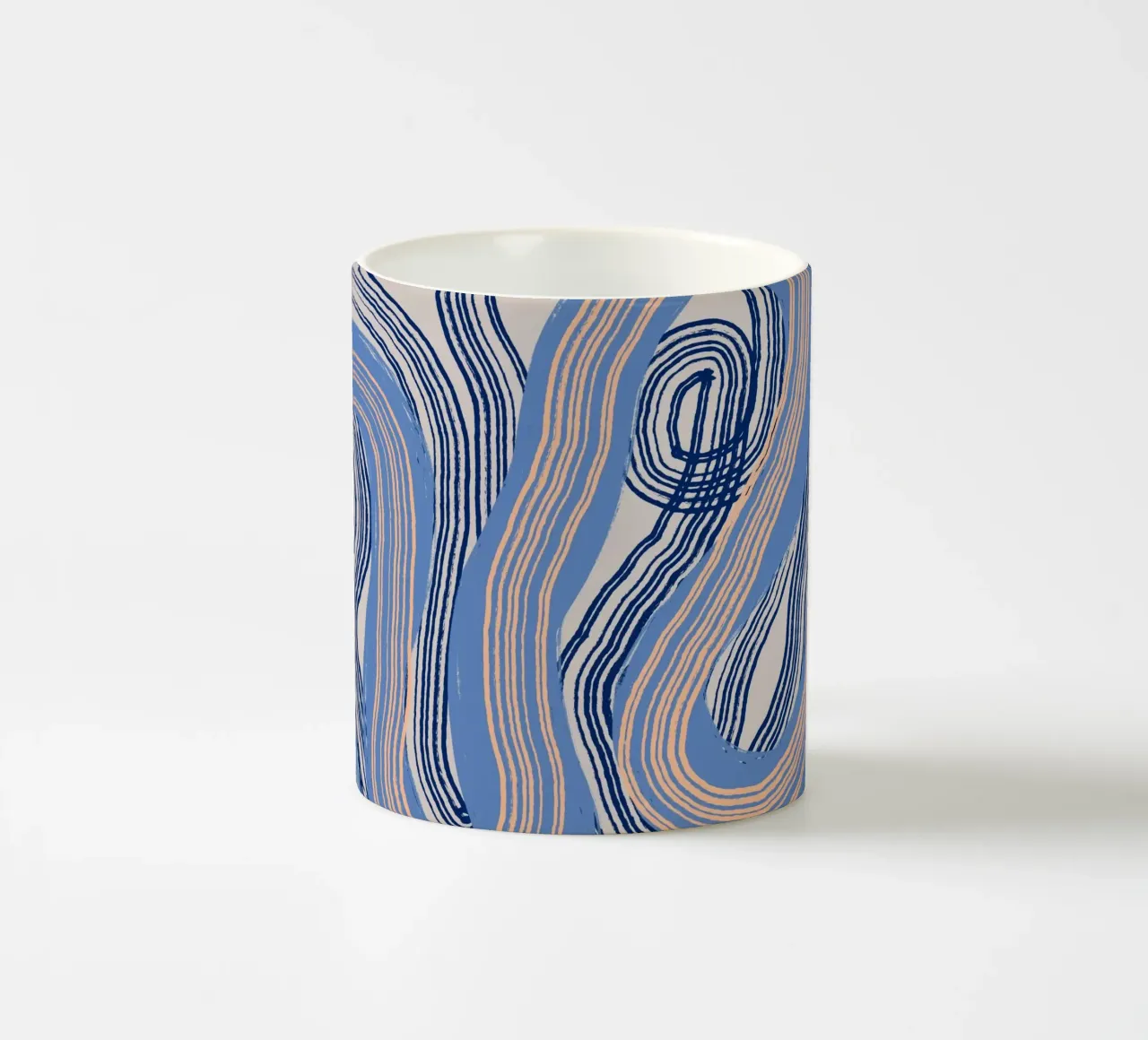 Astrazione delle linee 24 tazza in ceramica da Little Dean