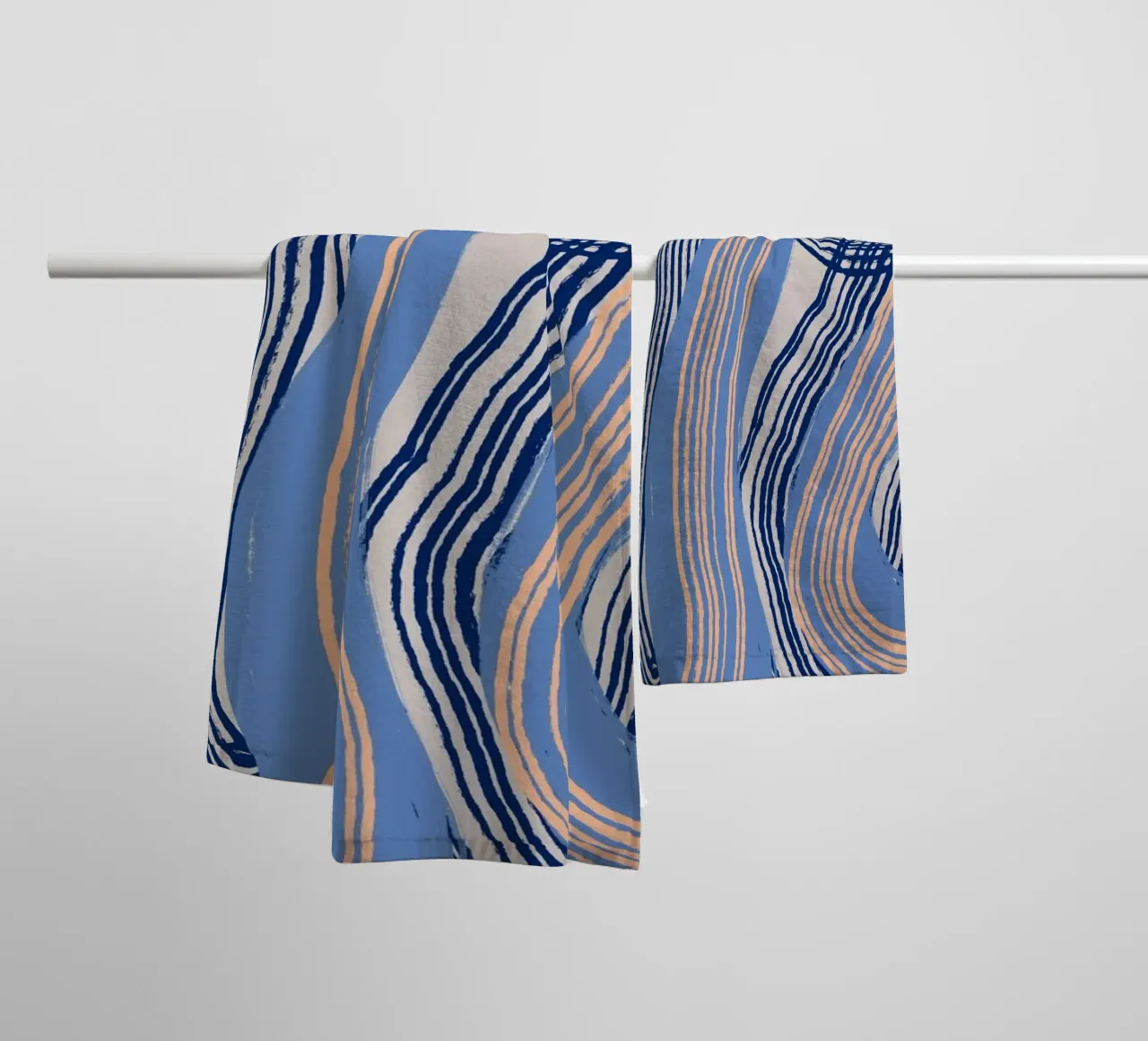 Astrazione delle linee 24 asciugamano da bagno da Little Dean