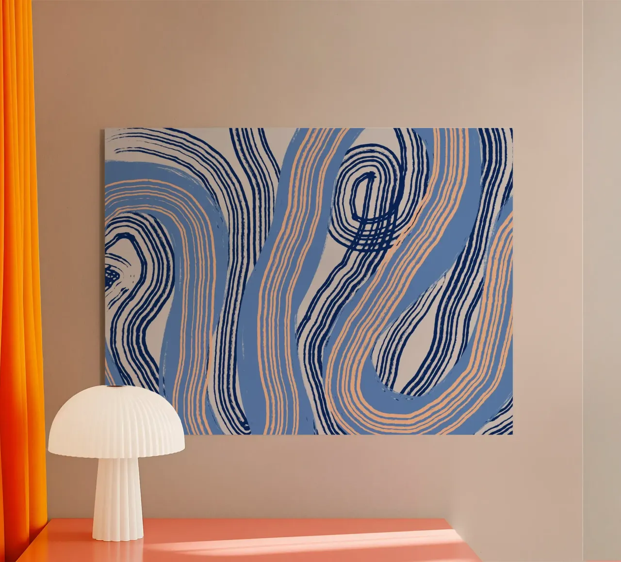 Astrazione delle linee 24 plexiglass da Little Dean