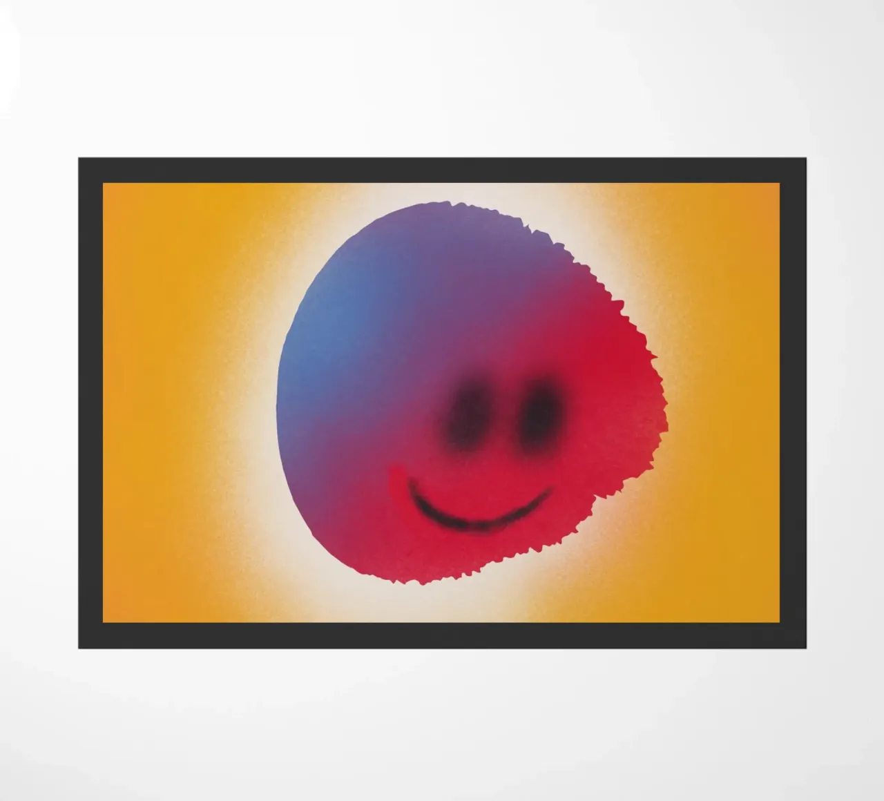 Sun smiley doormat by Little Dean