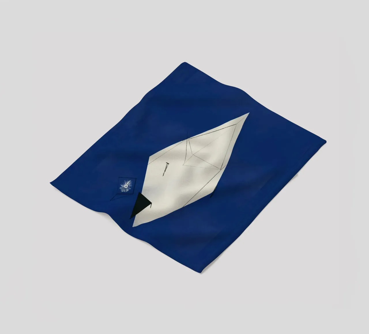 Composizione zen 08 coperta in pile da Little Dean