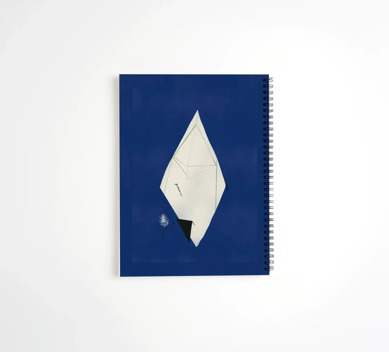 Zen composition 08 spiral notebook by Little Dean