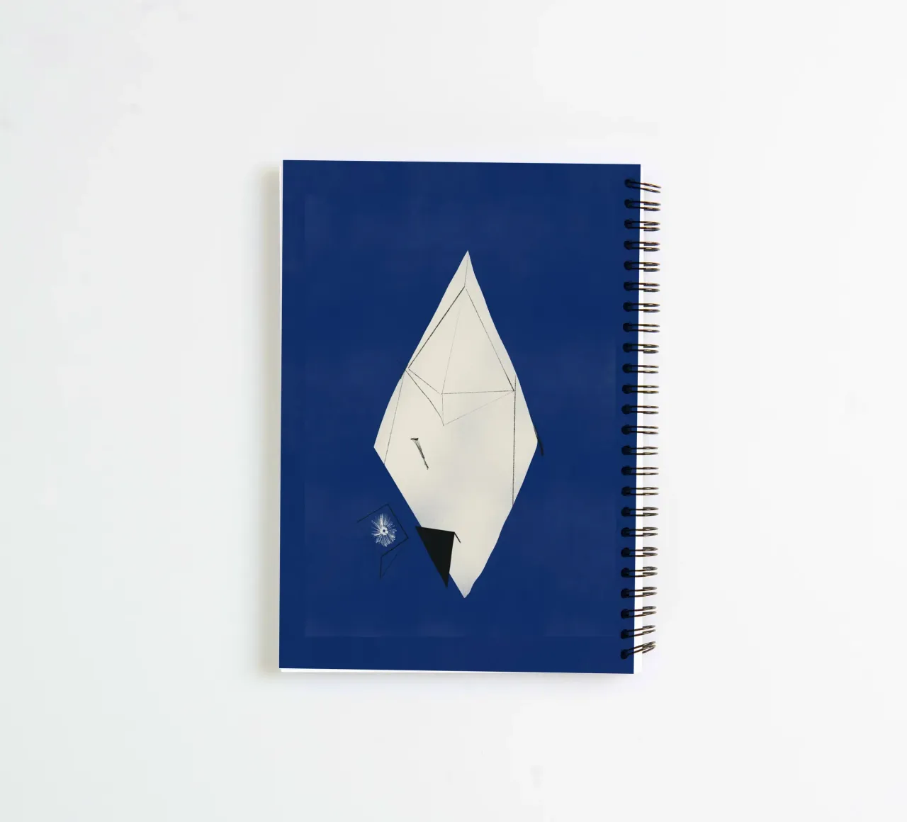 Zen composition 08 spiral notebook by Little Dean