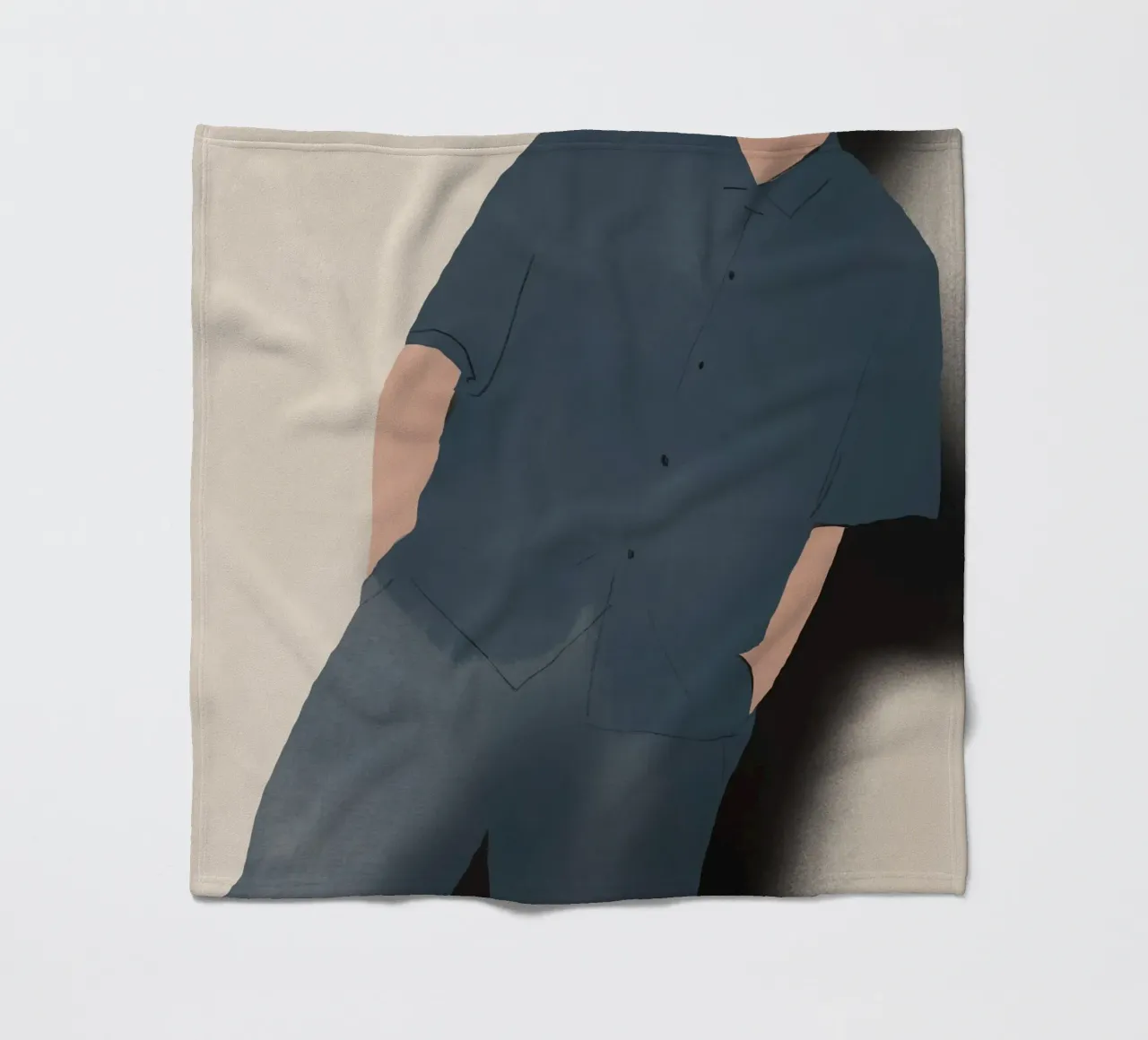 Moda figura 28 coperta in pile da Little Dean