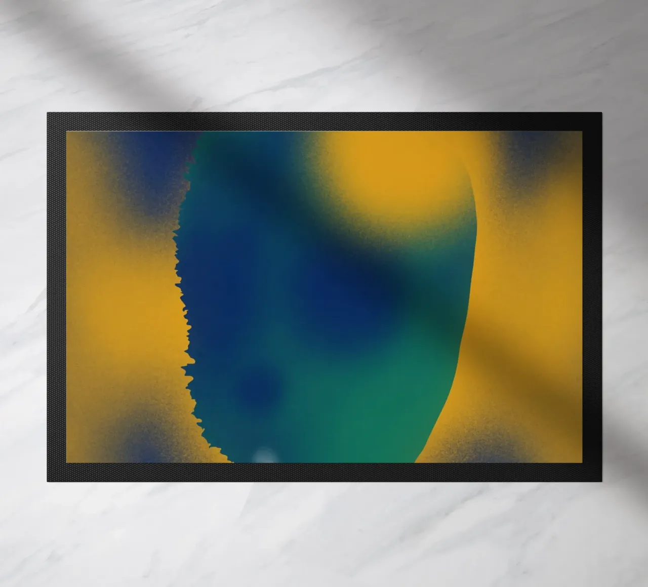 Cosmic composition 07 doormat by Little Dean