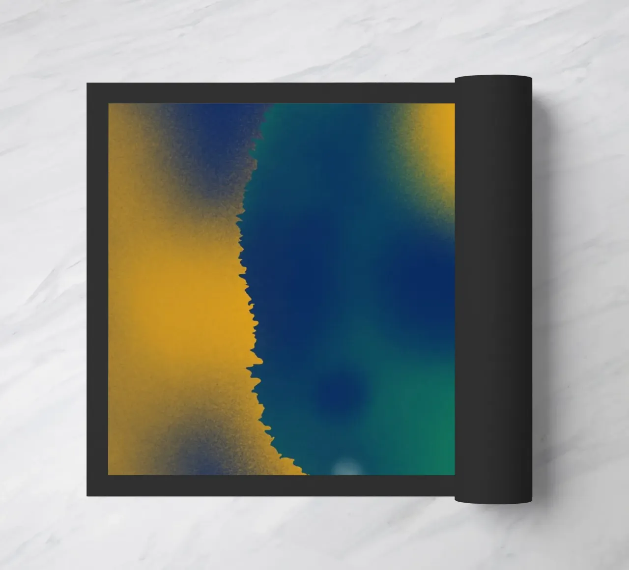 Cosmic composition 07 doormat by Little Dean