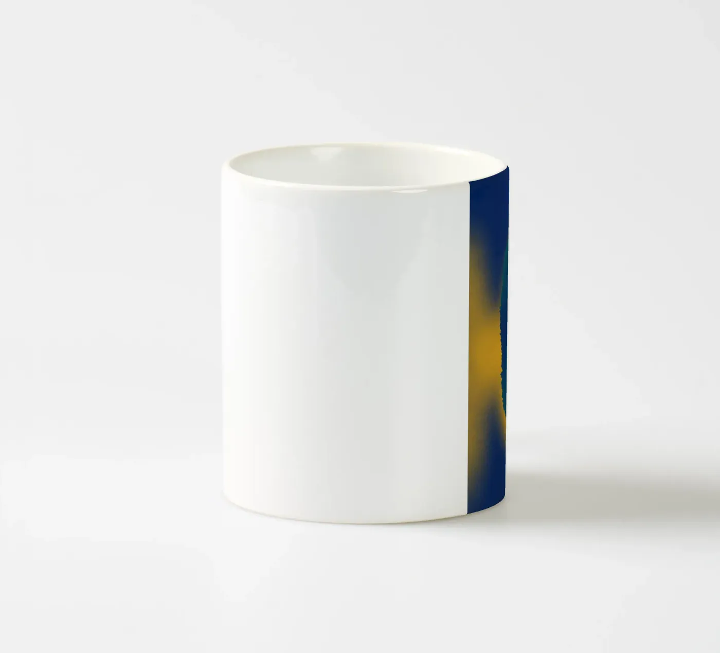 Cosmic composition 07 ceramic mug by Little Dean