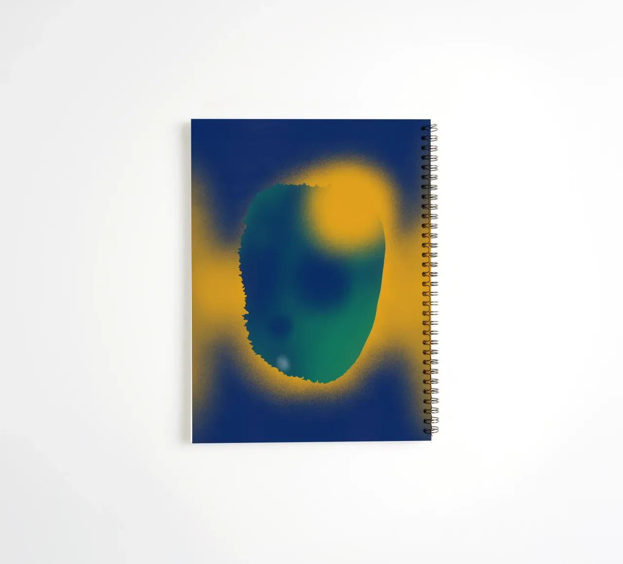 Cosmic composition 07 spiral notebook by Little Dean
