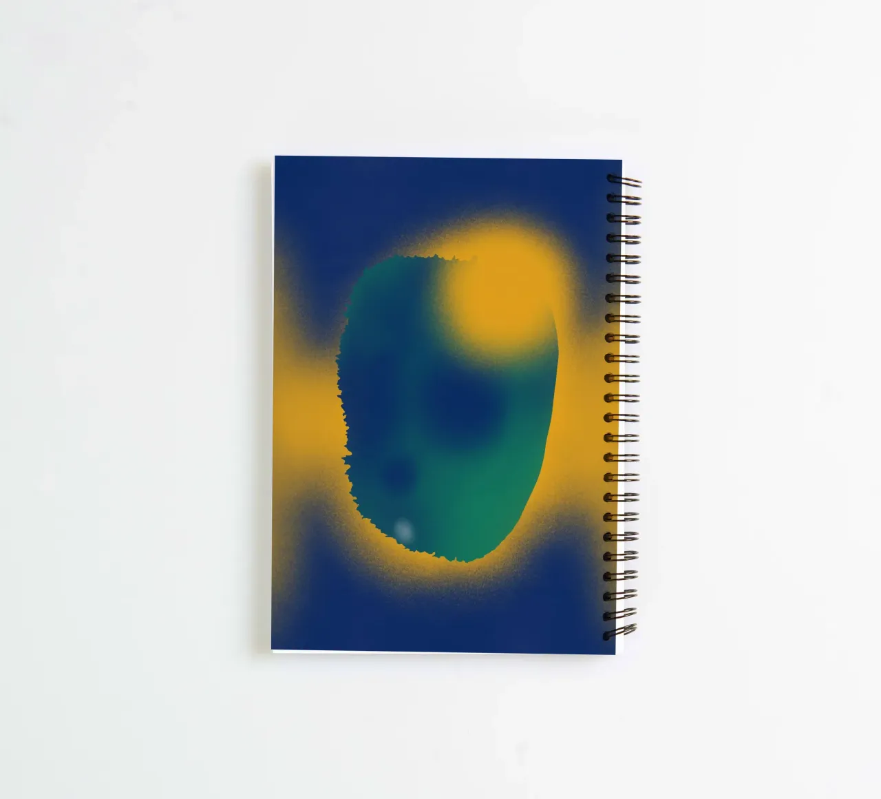 Cosmic composition 07 spiral notebook by Little Dean