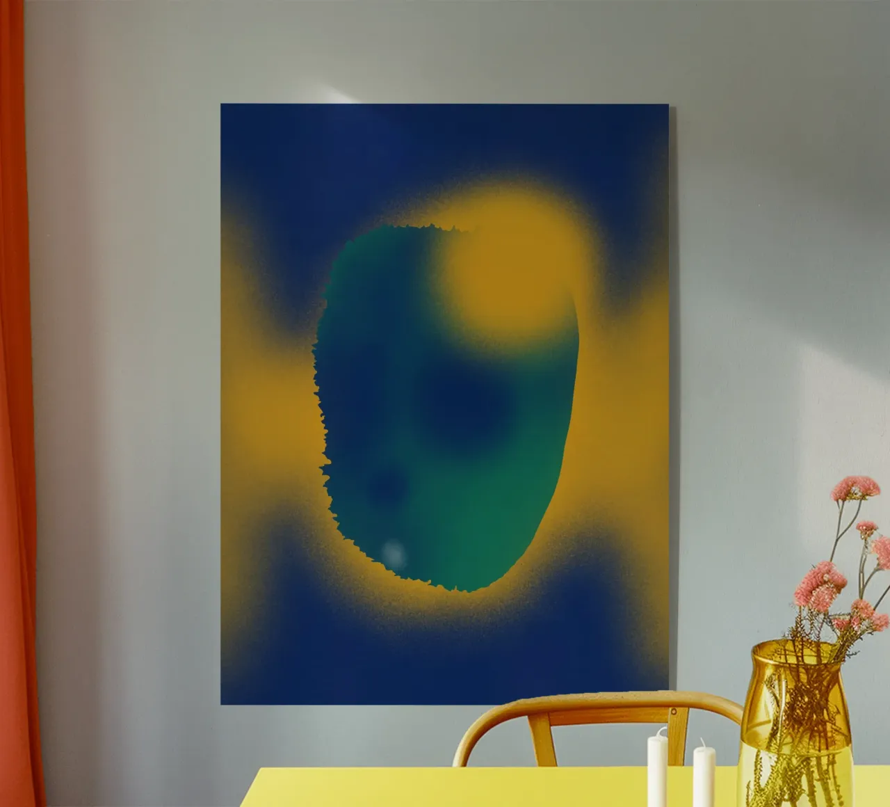 Kosmische Zusammensetzung 07 Acryl-Glas von Little Dean