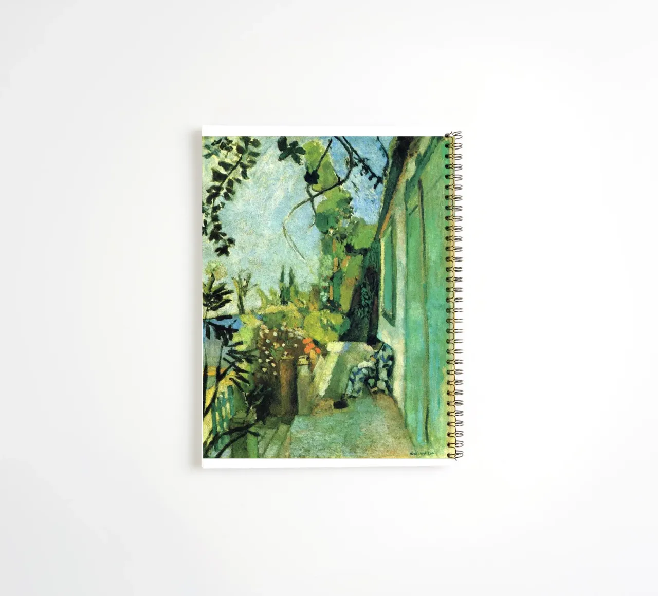 house terra cotta pots spiral notebook by briyan shop