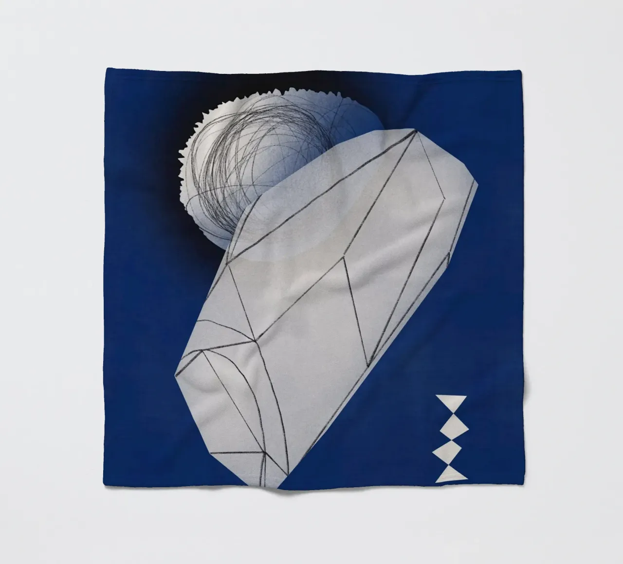 Composizione zen 09 coperta in pile da Little Dean