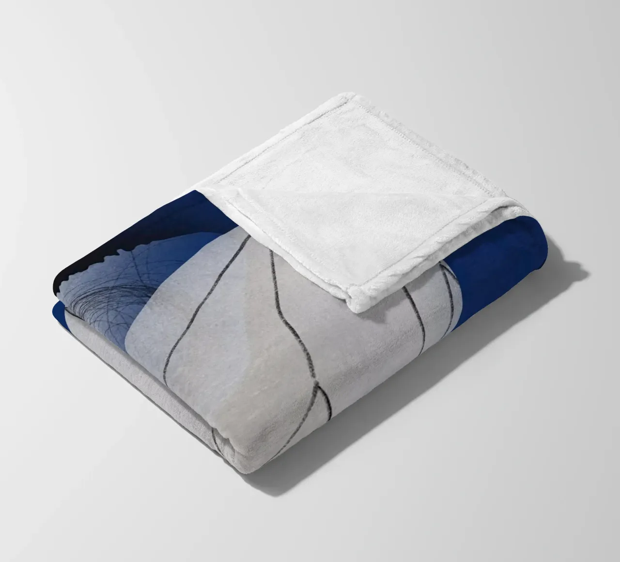 Composizione zen 09 coperta in pile da Little Dean