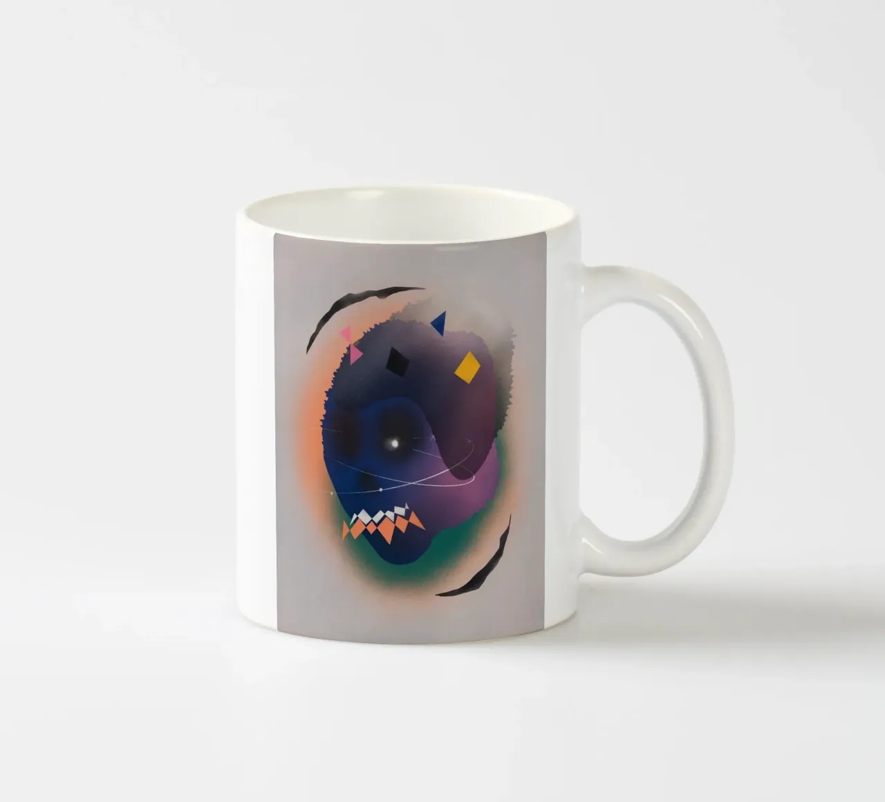 Composizione cosmica 08 tazza in ceramica da Little Dean