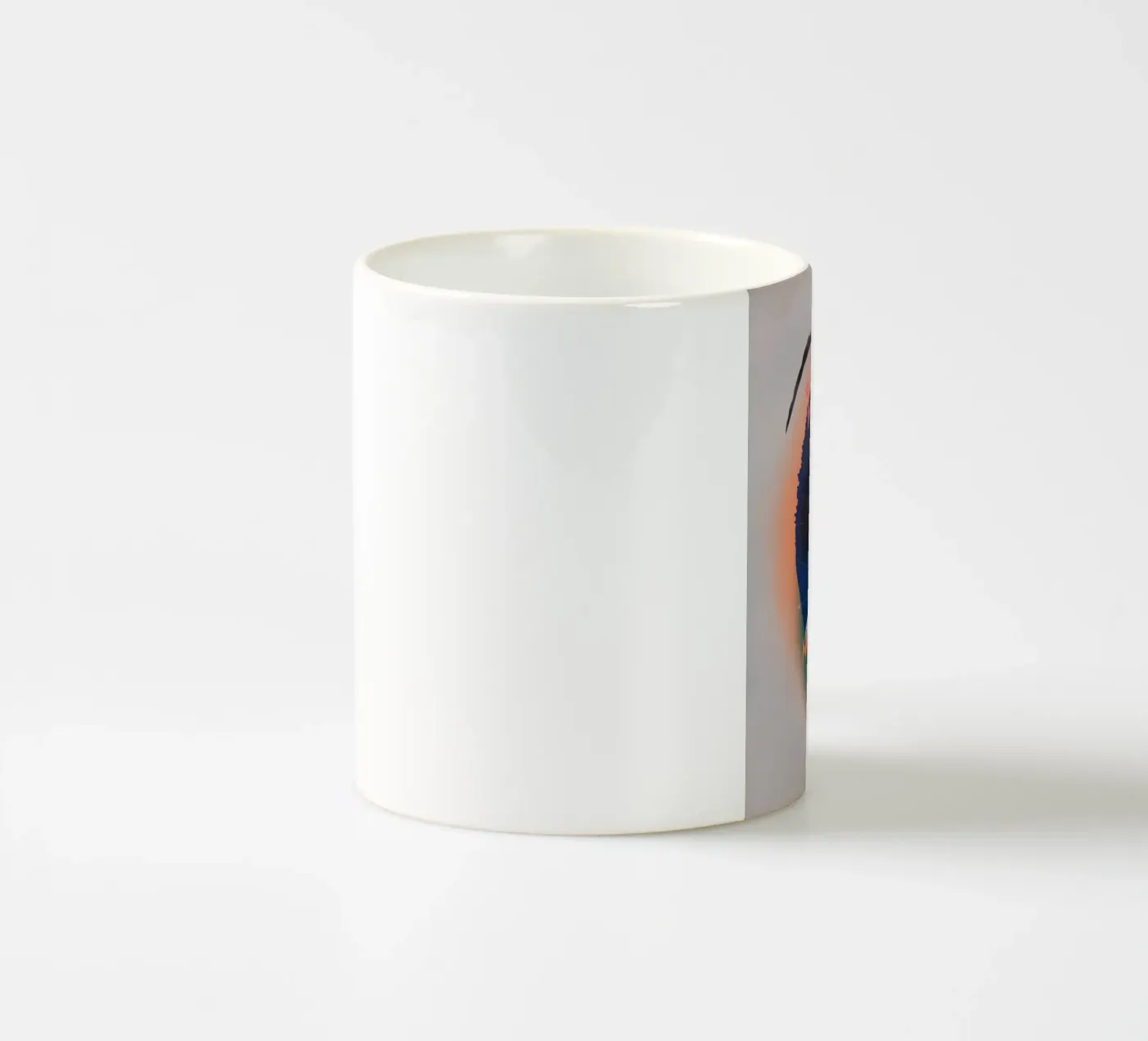 Cosmic composition 08 ceramic mug by Little Dean