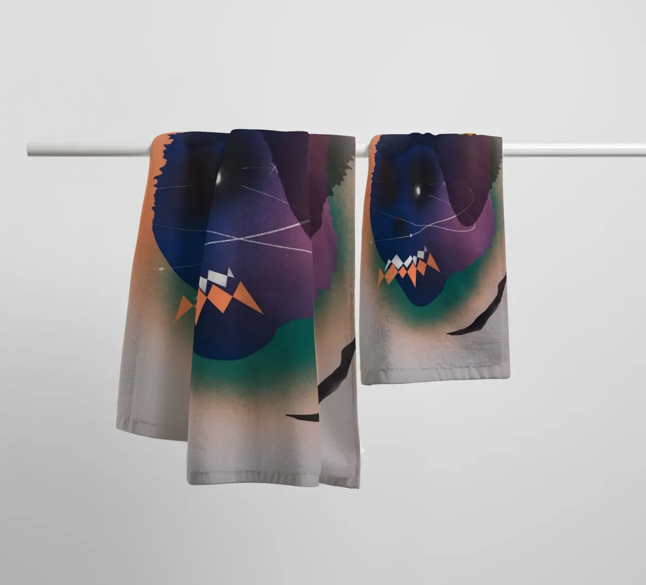 Cosmic composition 08 towel by Little Dean
