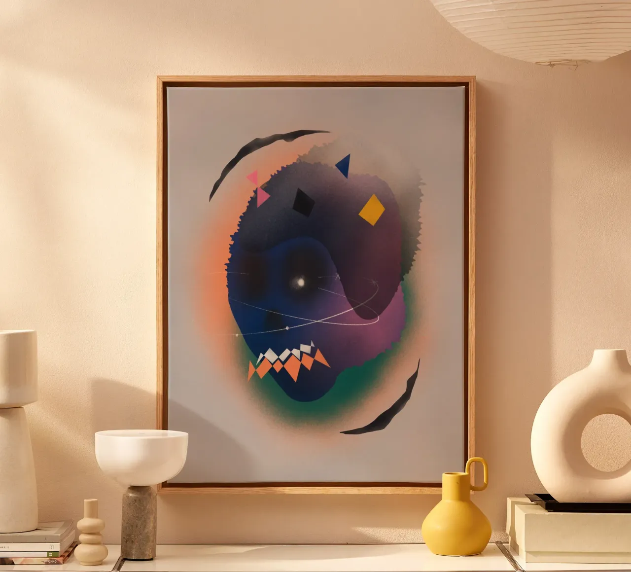 Cosmic composition 08 canvas by Little Dean