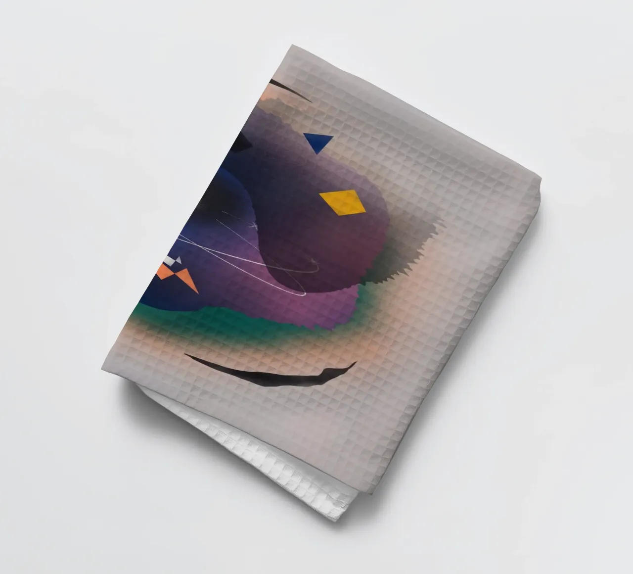 Cosmic composition 08 tea towel by Little Dean