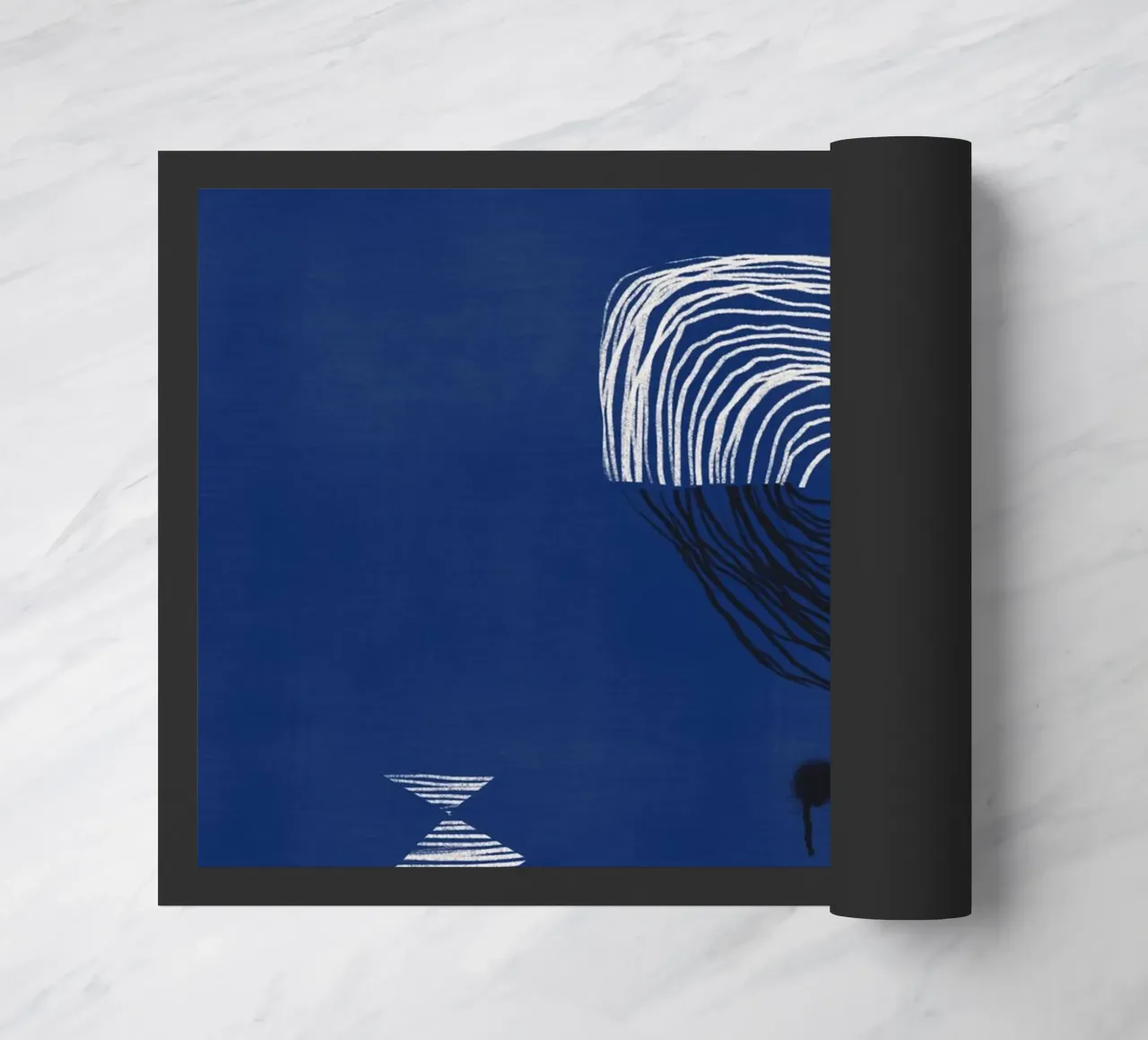 Zen composition 10 doormat by Little Dean