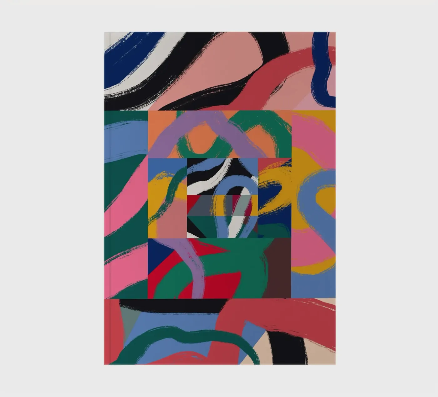 Maximalist abstract notebook by Little Dean