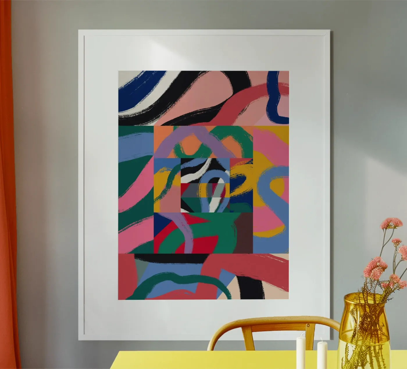 Astratto massimalista poster da Little Dean